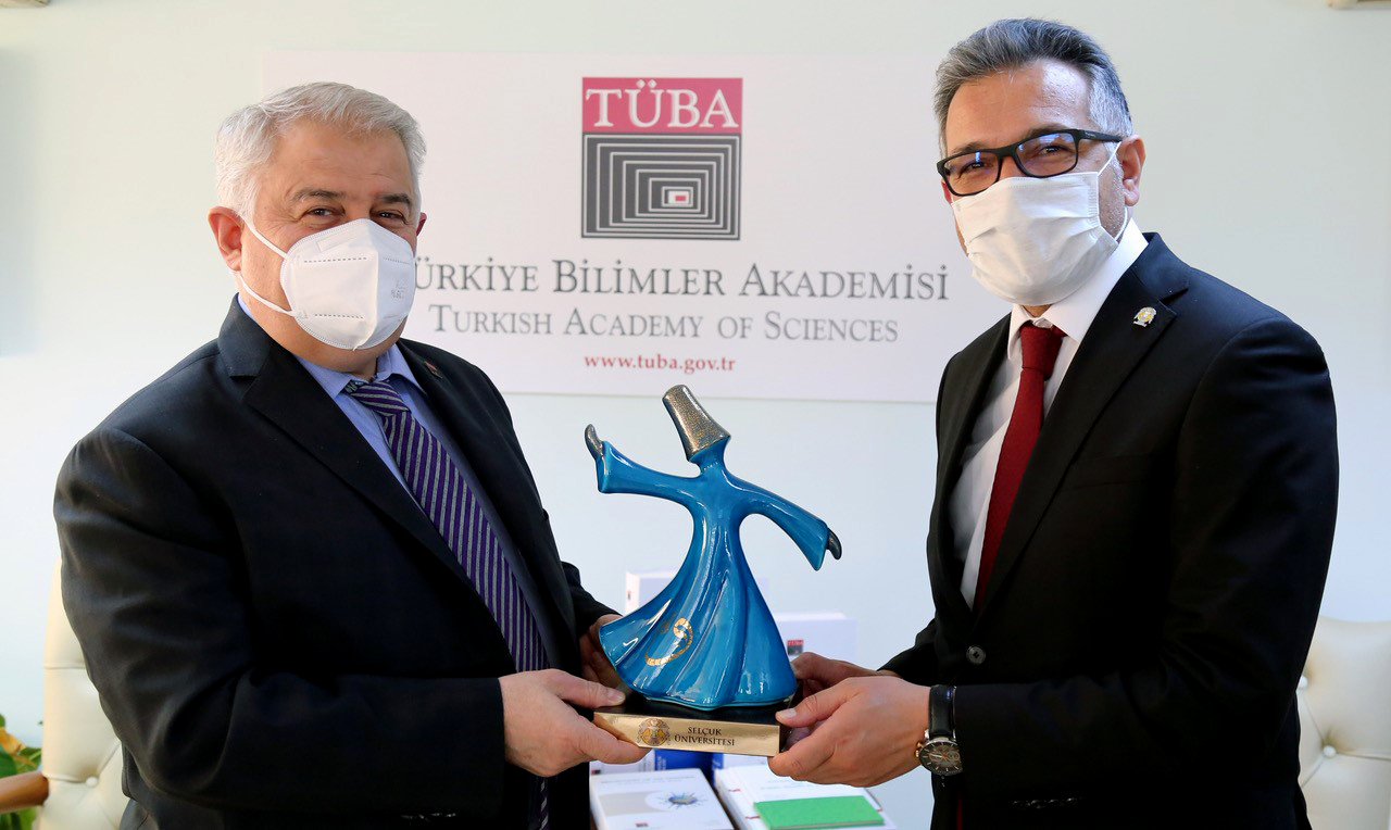 Selçuk Üniversitesi Rektörü Prof. Metin Aksoy'dan TÜBA'ya Ziyaret